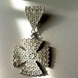 *80’s Bling Crystal Rhinestone “New Wave / Steampunk” Bling pin/brooch!